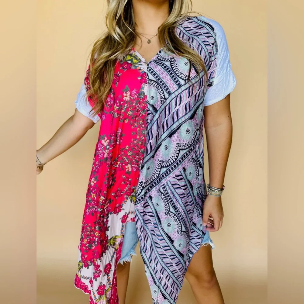NWT Free People Pick Your Scarf Maxi Tee‎